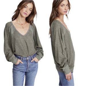 Free People Santa Clara Thermal Top XS
